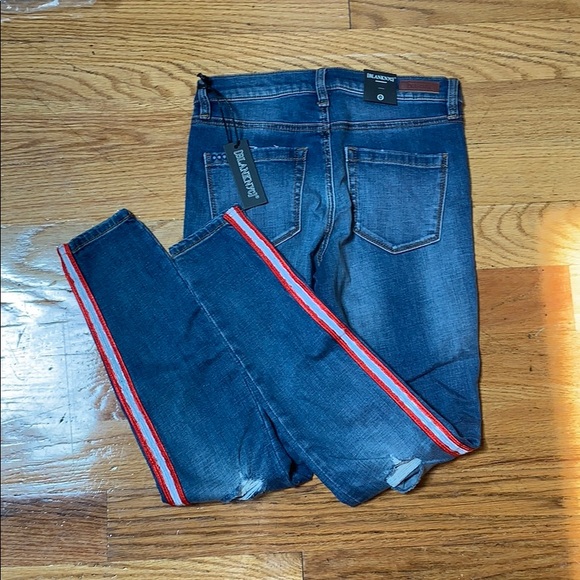 BLANKNYC Jeans with red stripe - Picture 3 of 4